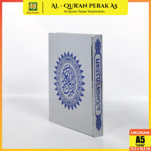 Al Quran Cover Perak Ukuran A5 Sedang Tanpa Terjemah AlQuran 30 JUZ Lengkap Mudah Dibaca