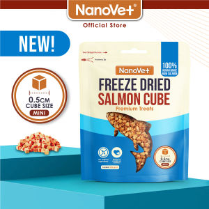 Nanovet® Freeze Dried Salmon Cube Premium Treats
