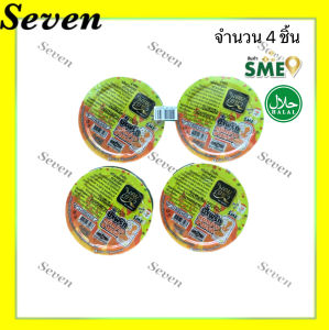 เอมโอชา น้ำพริกหมึกย่างสามรส ขนาด 35 กรัม จำนวน 4 ชิ้น