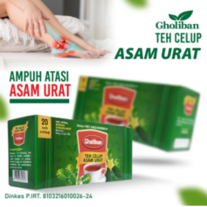 TEH CELUP ASAM URAT | TEH ASAM URAT 20SACHET Membantu mengobati Penyakit Asam Urat Nyeri sendi Asli Original