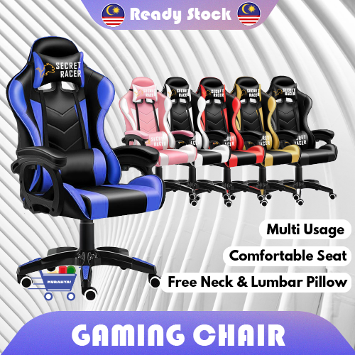 Gaming Chair Kerusi Gaming Secret Racer Office Chair Kerusi Pejabat