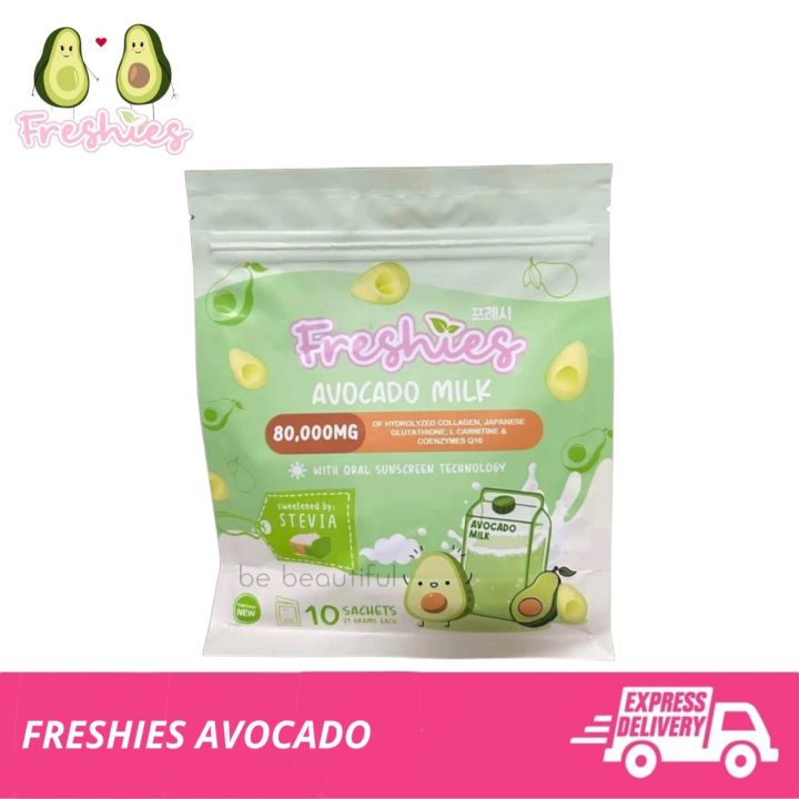 Freshies Avocado Milk (Collagen Drink) by Juju Glow Lazada PH