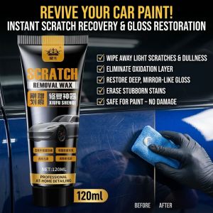 Car Scratch Wax Auto Polish Wax Surface Oxidation Scratch Repair Dull Paint Restoration Automotive Care