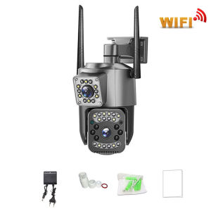 🔥Free Shipping🔥V380 4K Ultra HD Security Camera with Wi-Fi 1080P HD Night Vision Motion Detection Cloud Storage and Mobile App Control