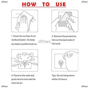 [COD] dfhws Double-Sided Adhesive Wall Hook Hanger Strong Transparent Wall Storage Sucker