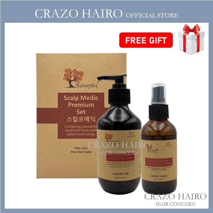 【FREE GIFT】Naturplex Korea Scalp Medic Premium Shampoo & Hair Tonic