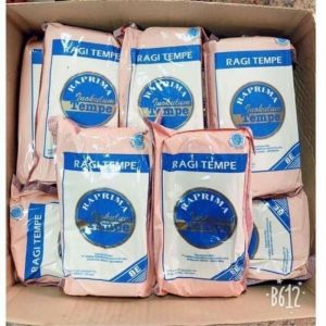 Ragi Tempe Raprima kemasan 500g harga borong untuk (1karton isi 25bks-50bks).