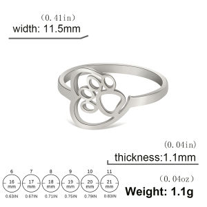 SKYRIM Stainless Steel Ring Fashion Simple Cross Womens Ring Corrosion Resistant Fashion Jewelry