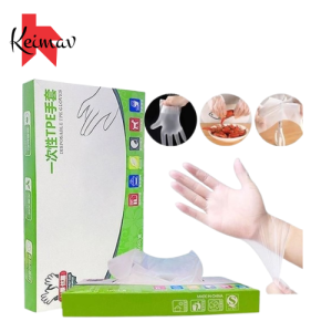 Disposable Clear Gloves Latex-Free Disposable Gloves for Food Handling Home Laboratory 100pcs - Keimav Official