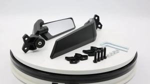 2PC phổ quát cho R6 R3 R25 khí động học cố định gió Wing Kit Spoiler Hông Xe Máy Điều chỉnh xoay gương chiếu hậu