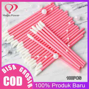 100PCS Sikat Pembersih Bulu Mata Sikat Pembersih Rias Kecantikan Sangat Berwarna-warni Alat Penghilang Bersih Grosir Sikat Kristal Sikat Mikro Bulu Mata
