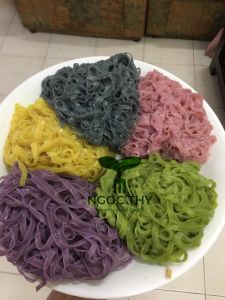 [NT Food] Phở ngũ sắc rau củ quả ăn eatclean 500g phở rau chùm ngây/khoai lang/bí đỏ lứt đen/đỏ