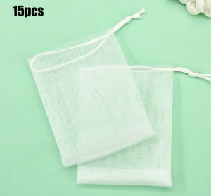 1-50PCS Foaming Net Soap Mesh Bag Cleansing Foam Mesh Soap Washing Handmade Soap Foaming Mesh Bag