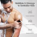 FREATECH Silicone Body Scrubber Gentle Exfoliating Bath Shower Body Cleansing Brush, More Hygienic Than Loofah, Easy to Clean and Durable, for Men Women Kids, Sensitive Skin, Black. 