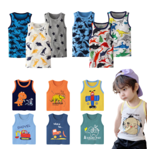 MnKC Baby Cotton Sando Clothes Kids Pajama Sando For Kids Baby Boy Girl Tank Sando Pambahay RANDOM