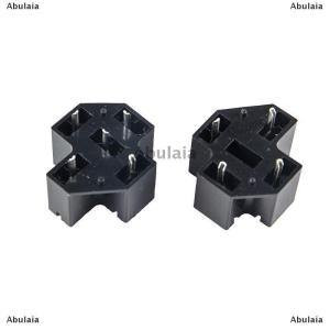 [COD] Abulaia รถยนต์รถยนต์ Auto 40A 4 5 6.3 PIN SPDT RELAY SOCKET CONNECTOR อะแดปเตอร์ PCB Board MOUNT BASE Holder พร้อมขั้วมม