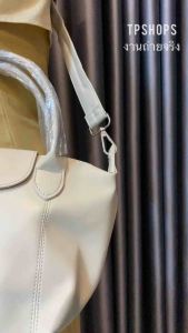 Big Sale (sale) แฟชั่นคลาสสิก ลองชอม กระเป๋า หนังคุณภาพ กระเป๋าสะพายไหล่เรียบง่ายกระเป๋าถือดี หนังนิ่ม กลิ่นหอม รหัส LC หนัง