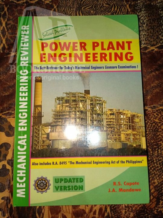 AUTHENTIC Power Plant Engineering Updated Version (Mechanical Engineering Reviewer) by Capote