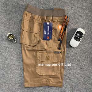 Celana Pendek Cargo Pria Kolor Distro [27-44] Jumbo Bahan Katun Big Size Stretch RPD04H