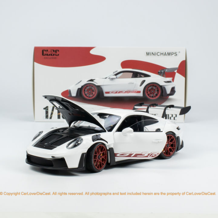 Modèle Réduit Porsche 911 992 GT3 RS 2022 - Minichamps échelle 1:18 - Noire - Neuf