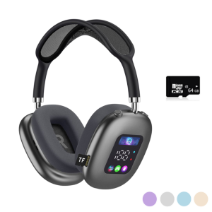 🎧Good Sound Quality🎧️2025 Hot Sale MAX600 Over-Ear Bluetooth Headphones New Wireless Active Noise Cancelling Headphones Hybrid Wireless Headphones with Touch Control and LED Screen