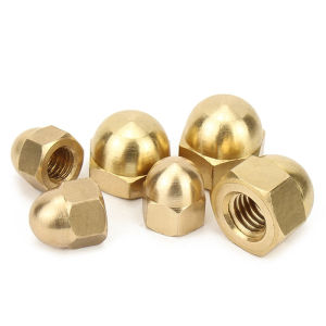 Brass Cap Hex Nuts M3 M4 M5 M6 M8 M10 M12 M14 M16 M18 M20 Decorative Dome Head Cover Semicircle Acorn Nut