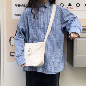 Sling bag for woman canvas bag womens crossbody shoulder small square bag leaning bear small bag simple cloth bag