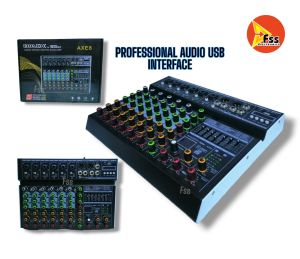 IMIX MIXER 8 CHANNEL WITH EQUALIZER AXE 8  BY TRIDENT 7-BAND STERIO GRAPHIC EQUALIZER
