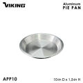 Viking 10-inch Pie Pan,100% Pure Aluminum, Sturdy, Rust Free, Made in the Philippines. 