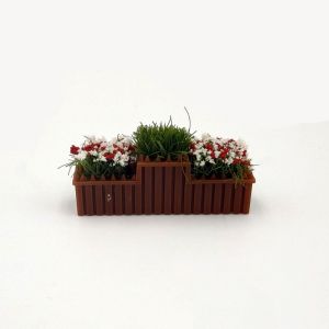 FLYING 1:12 Scale Dollhouse Simulated Flowers Lifelike 10 Colors Flower Fence Decor  Cherry Blossom Flowers Doll House Decor