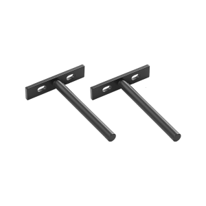 2Pcs Heavy Duty Floating Shelf Brackets Concealed Support Furniture Hardware Wall Mount Shelving Brackets Enduring