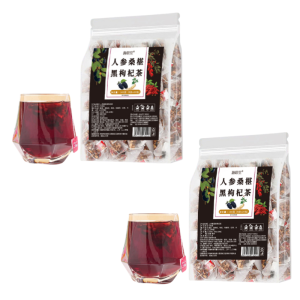 Ginseng Five Treasure Tea Kidney-tonifying Essence-replenishing  Mulberry Black Wolfberry Tea Stay Up Late Regulate Health Tea