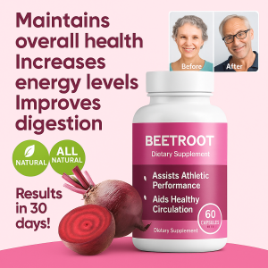💥Best Sold💥Beet Root Powder Capsules Supports Cardiovascular  Boosts Immunity Supports Detoxification High Potency Herbal Extract Supplement Nitric Oxide Booster Beetroot Capsules For Natural Energy  Endurance Support