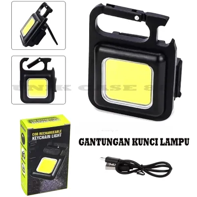 UC88 Mini Senter COB Rechargeable Keychain Led Senter Saku Portabel/ Lampu Senter Led