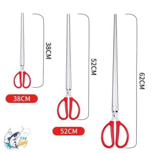 Plastic Handle Stainless Steel Fishing Eel Clip Straight/Curved Multifunctional Multi Size