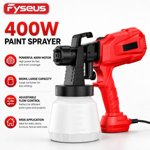 Fyseus by Mitsushi Electric Spray Paint Gun High Power High Pressure Portable Sprayer Household Airbrush Adjustable Nozzle Home DIY Tool