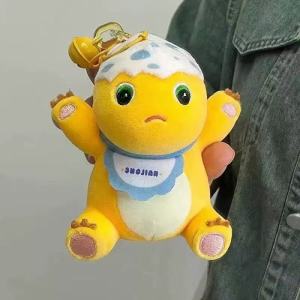 Cute Plush Nailong Doll Pendant Milk Dragon Girl Bag Doll Pendant Couple Bag Keychain Decorative Gift