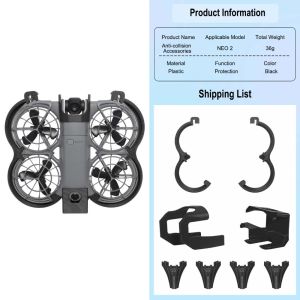 NEXASHOP Protective Drone Propeller Guard Anti-Collision Lightweight Gimbal Bumper Quick Release Anti-Collision Protector for DJI NEO 2 Drone Accessories