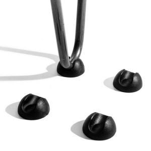 RBJ4 4/12pcs Hairpin Non-skid Home Decor Desk Leg  Caps Furniture  Foot Pads Table Feet Covers Chair Leg Pad