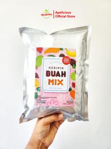 Apelicious Keripik Buah Extra Sayur Kering 350gr cemilan siap makan apelicious official store