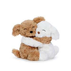 McHugs Dog Plush Toy Harmony Hugging The Puppy Trend Plush Ultra Soft Stuffed Animal for Boys Girls Kids Pillow for Kids Adults 7.09/9.85 Inch