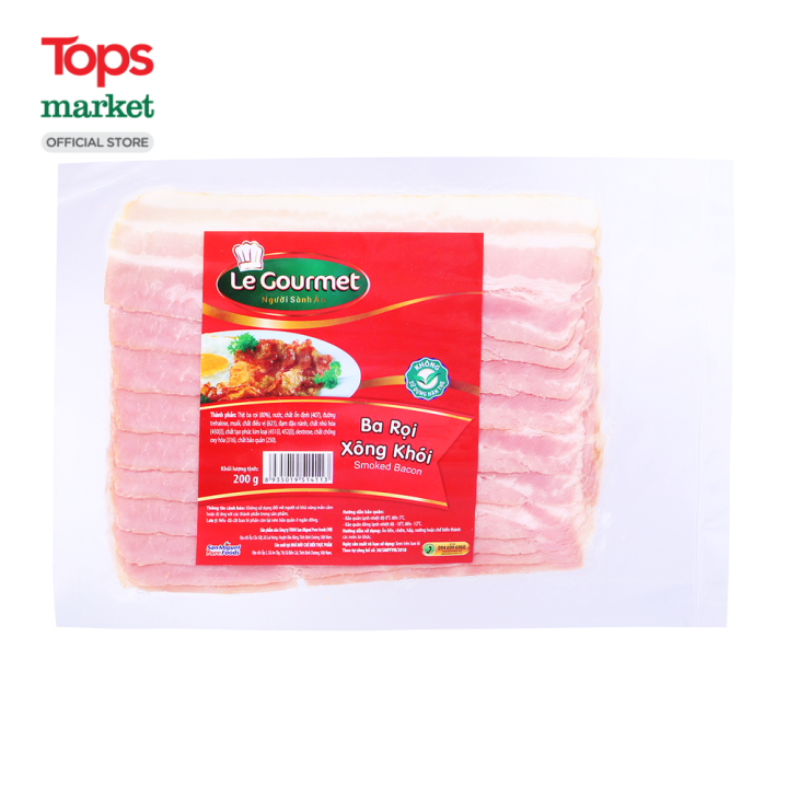Ba Rọi Xông Khói Le Gourmet 200G - Siêu Thị Tops Market | Lazada Việt Nam