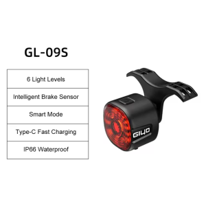 GIYO Cycling Taillights Smart/Normal Light MTB Road Bicycle Ip66 Waterproof Night Safety Tail Lights Lamp Riding Accessories