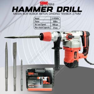 Hammer Drill Mesin Bor Bobok Beton Dinding Tembok 27mm SUNC TOOLS