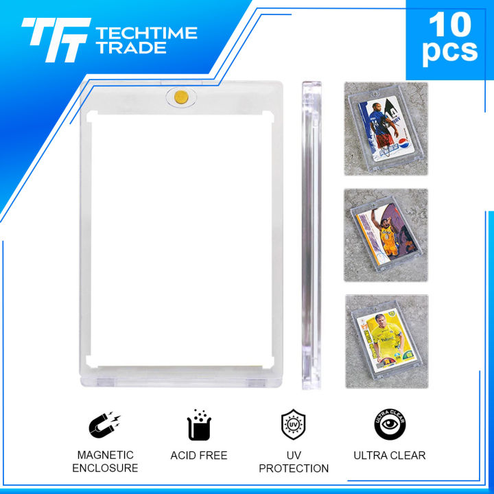 TechTime Trade 10PCS Strong Magnetic Card Holder (35pt) - NBA Pokemon Yugioh  BTS KPOP Photocards Magic The Gathering NFL MBL Mags Case UltraPro  One-touch BCW 35pt | Lazada PH