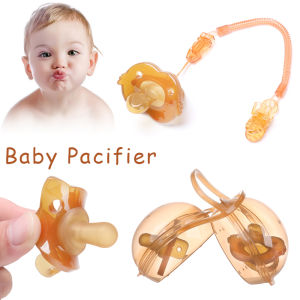 【COD+IN STOCK】 Bayi Silikon Penuh Super Lembut Neonatal Comfort Pacifier Set Bayi Baru Lahir Tidur