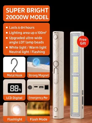 Ultra long Battery Life Camping Light Power Outage Lighting Emergency Lamp Wireless Magnetic Mobile Outdoor Camping Tube