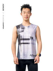 AONIJIE FM5263 Áo Ba Lỗ Chạy Bộ Nam Không Tay Nhanh Khô Thoáng Khí Thích Hợp Cho Các Cuộc Thi Marathon Và Thể Thao Ngoài Trời
