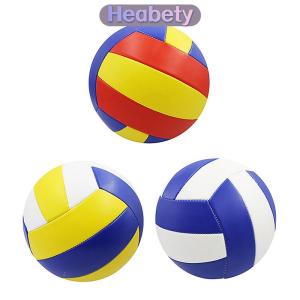 Heabety Bóng chuyền chuyên nghiệp cạnh tranh PVC bóng chuyền Kích thước 5 cho bãi biển Ngoài trời cắm trại bóng chuyền trò chơi trong nhà bóng đào tạo bóng