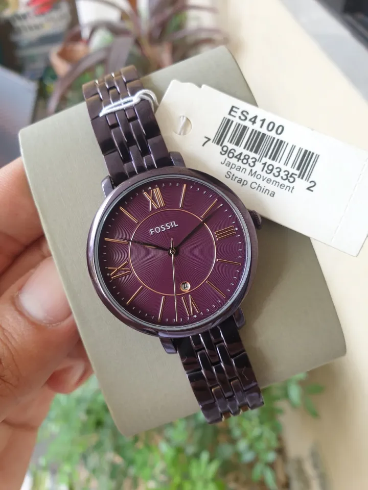 Fossil jacqueline wine best sale